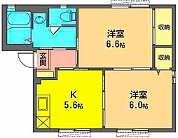 フレグランス杉山E 1階