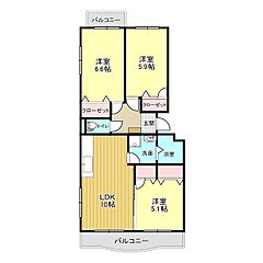 物件の間取り