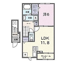 間取図画像 1LDK