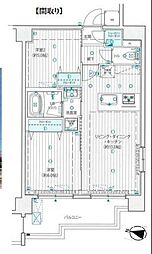 ミルーナヒルズ西新井 1SLDKの間取図画像