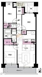 グランベル西新井 3LDKの間取図画像