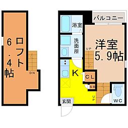 間取図画像 1SK