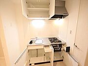 システムキッチン（ガス2口コンロ付）同型写真