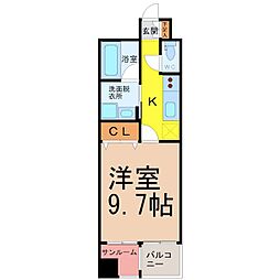 間取図画像 1K