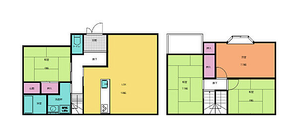 間取りを拡大表示
