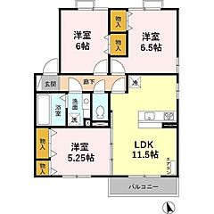物件の間取り