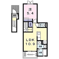 ブライト・マーベラスN 1LDKの間取図画像