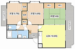 間取図画像 3LDK
