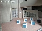 内庭にある素敵なオブジェ