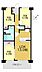 間取り：3LDK（63.80m2）バルコニー10.64m2／7階