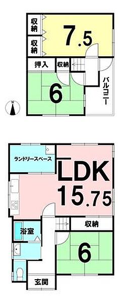 間取りを拡大表示