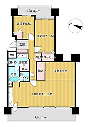 間取図画像 3LDK
