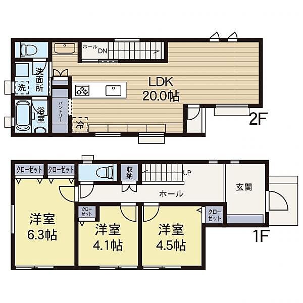 間取りを拡大表示