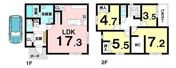 間取りを拡大表示