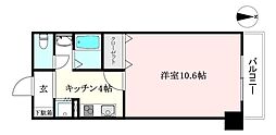 いよてつLofty上一万 1Kの間取図画像