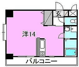 ドルーク南道後 ワンルームの間取図画像