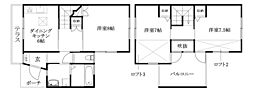 KTコーポ 3DKの間取図画像