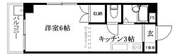 BLESS木屋町 1Kの間取図画像