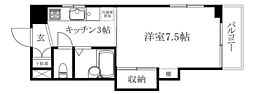 スペリオ2 1Kの間取図画像