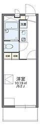 レオパレスフォーユー本町 1Kの間取図画像