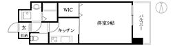 シャンティ味酒 1Kの間取図画像