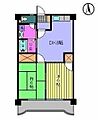 サニーフラット久米2階4.9万円