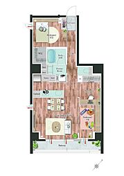 デュオフラッツ板橋大山 3LDKの間取図画像