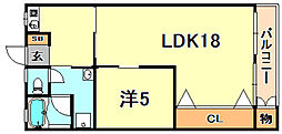 間取図画像 1LDK