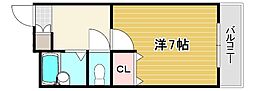 間取図画像 1K