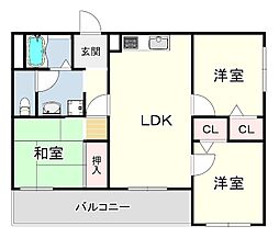 間取図画像 3LDK