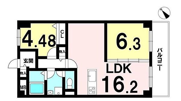 間取りを拡大表示
