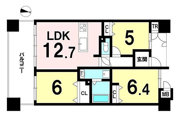 間取りを拡大表示