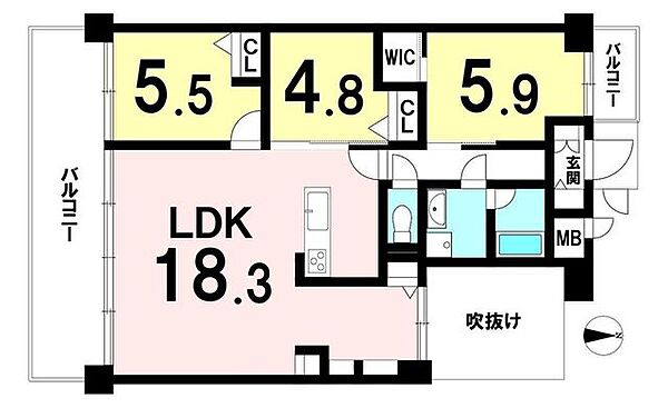 間取りを拡大表示