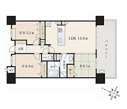 アーバンパレス香椎照葉 3LDKの間取図画像