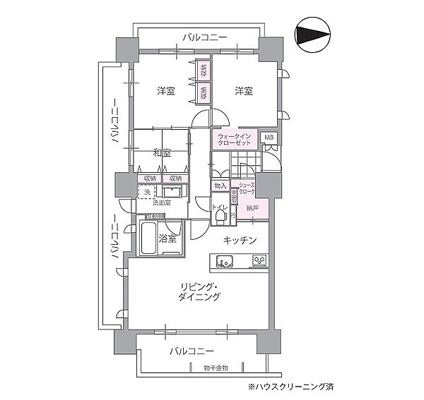 間取りを拡大表示