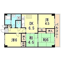 キィーロックハウス 4DKの間取図画像
