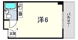 太田ビル小久保 ワンルームの間取図画像