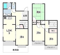 ファニータウン藤沢 4DKの間取図画像