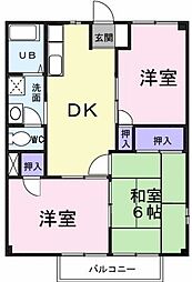 ハイツ・オリーブ 3DKの間取図画像