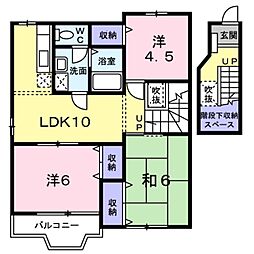 ガーデンハイツ大久保2 3LDKの間取図画像