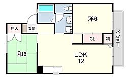 ネオアネックス 2SLKの間取図画像
