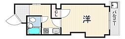 ポコアポコ明石本町メゾン 1Kの間取図画像