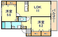 物件の間取り