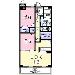 TKエレガンテ 2LDKの間取図画像