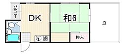 間取図画像 1DK