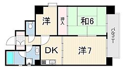 NOBSON西明石 3DKの間取図画像