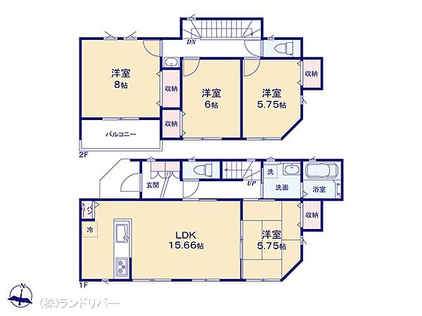 間取りを拡大表示
