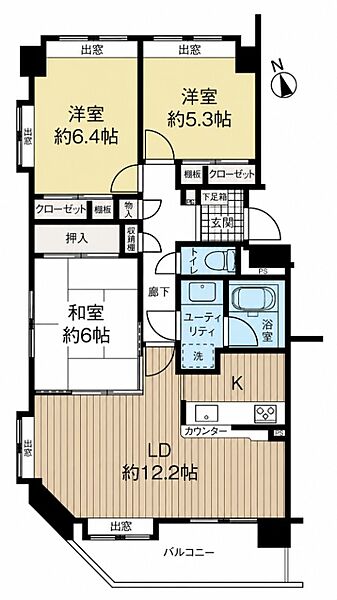 間取りを拡大表示
