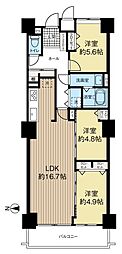 ハウスオブリザ平岸通弐番館 3LDKの間取図画像
