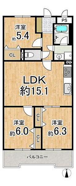 間取りを拡大表示